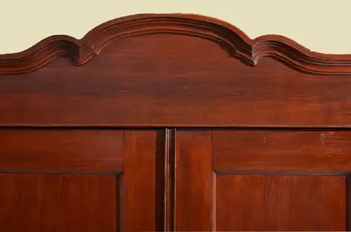 Antik Louis Philippe Mahagoni Kleiderschrank Schrank von 1870