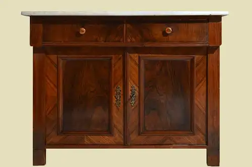 Antike Jugendstil Marmor Waschtisch Halbschrank Kommode von 1880