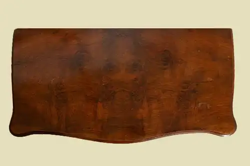 Antike Hochglanz Louis Philippe Mahagoni Kommode von 1870