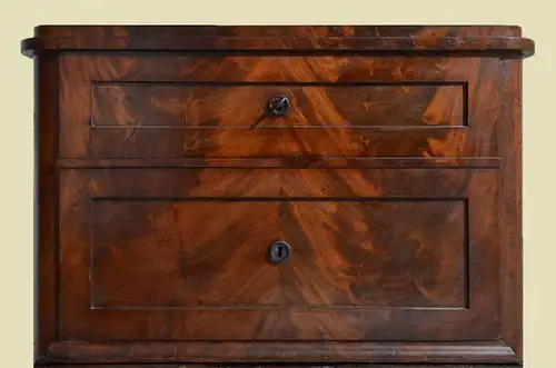 Antike Art Déco /2.Biedermeier Mahagoni Halbschrank Kommode von 1920