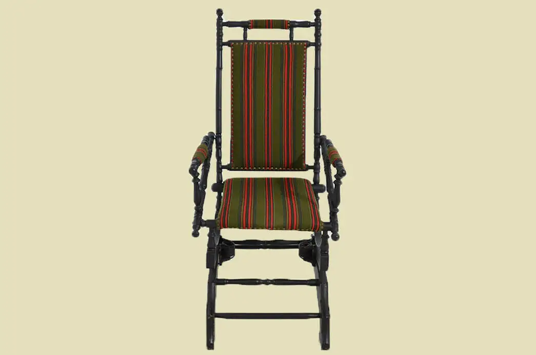 Antiker Gründerzeit Western 'Amerikan Rocking Chair' Schaukelstuhl von 1880 2