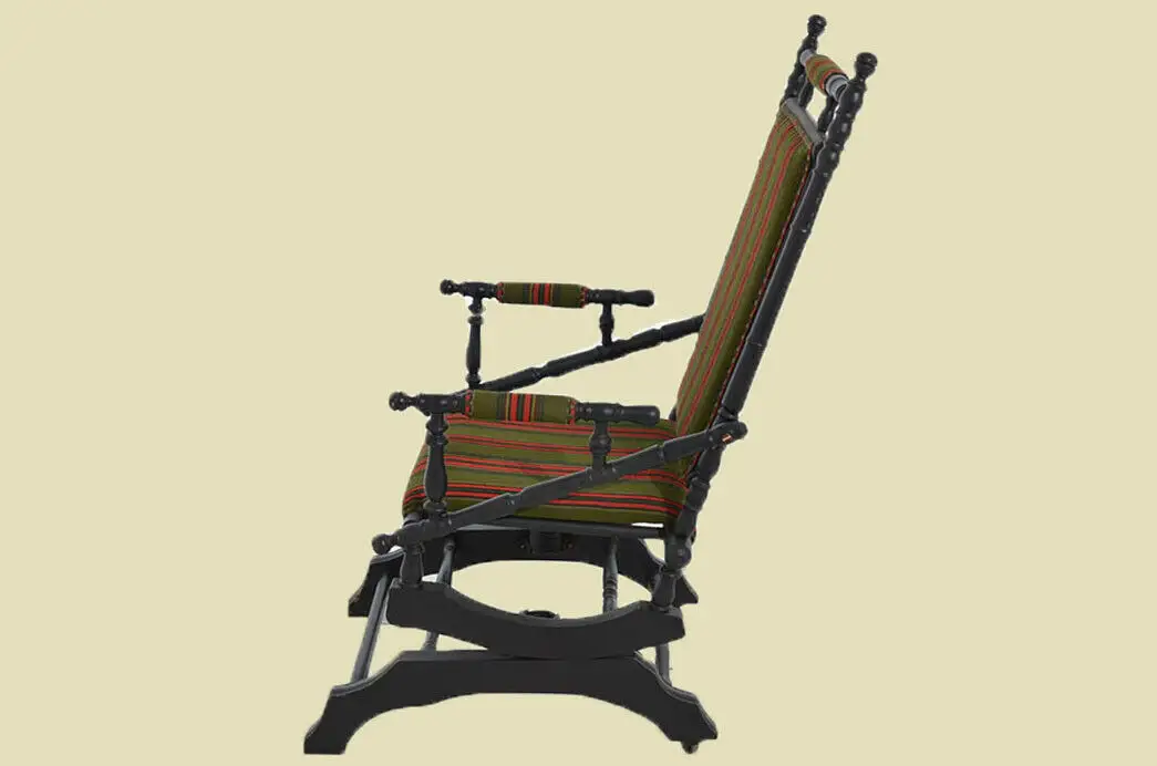 Antiker Gründerzeit Western 'Amerikan Rocking Chair' Schaukelstuhl von 1880 3