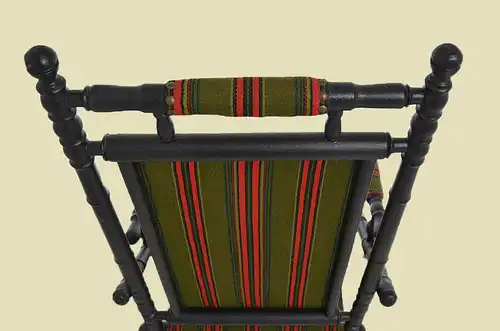 Antiker Gründerzeit Western 'Amerikan Rocking Chair' Schaukelstuhl von 1880