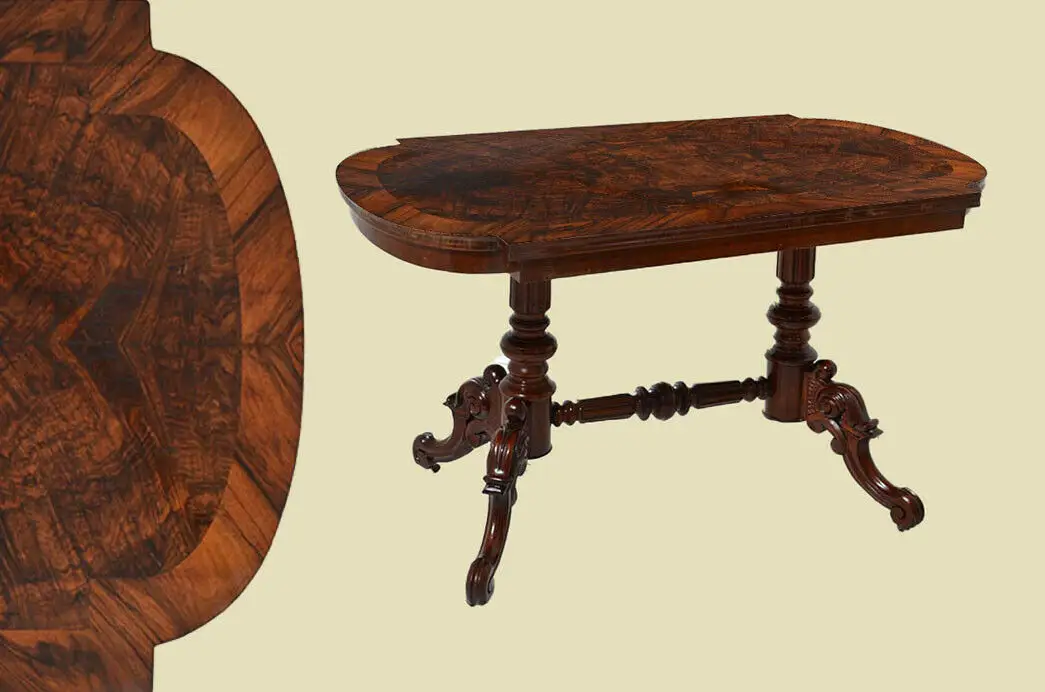Antiker Gründerzeit Wohnzimmertisch Tisch von 1880 0