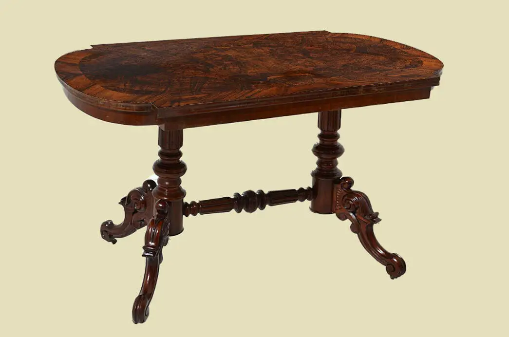 Antiker Gründerzeit Wohnzimmertisch Tisch von 1880 1