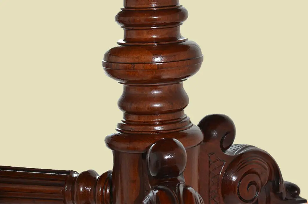 Antiker Gründerzeit Wohnzimmertisch Tisch von 1880 10