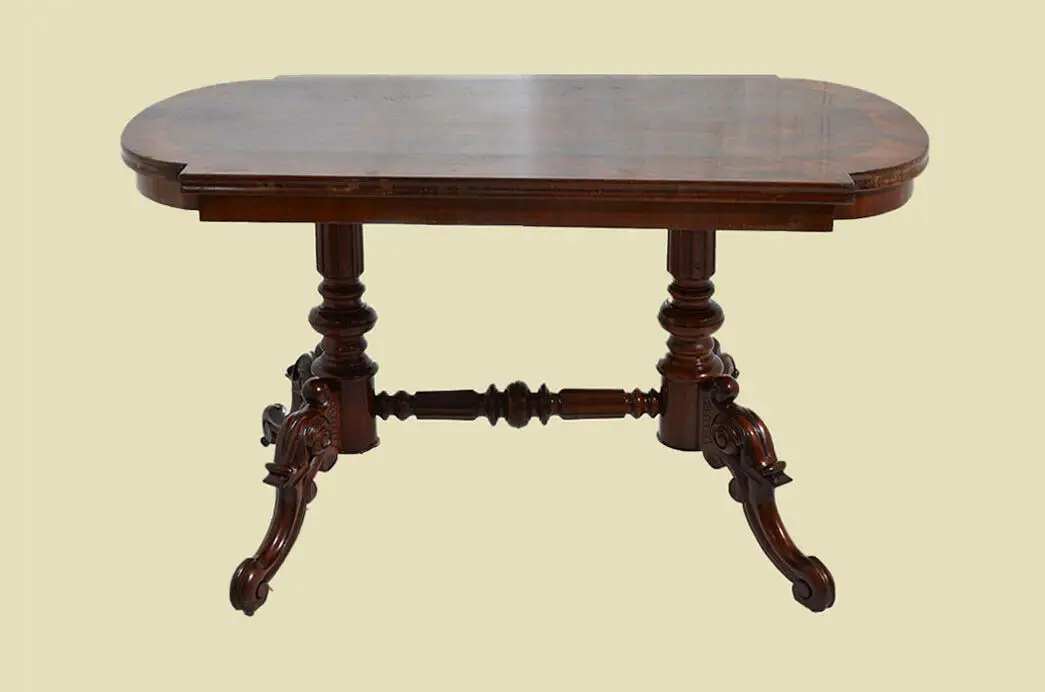 Antiker Gründerzeit Wohnzimmertisch Tisch von 1880 2