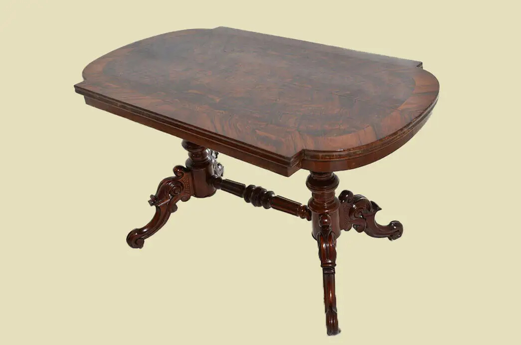 Antiker Gründerzeit Wohnzimmertisch Tisch von 1880 4