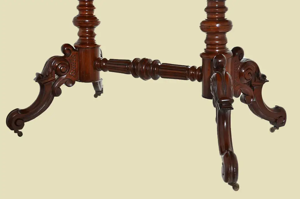 Antiker Gründerzeit Wohnzimmertisch Tisch von 1880 9