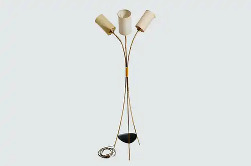 50/60er Jahre Vintage Nierentisch Stehlampe Tütenlampe Tulpenlampe
