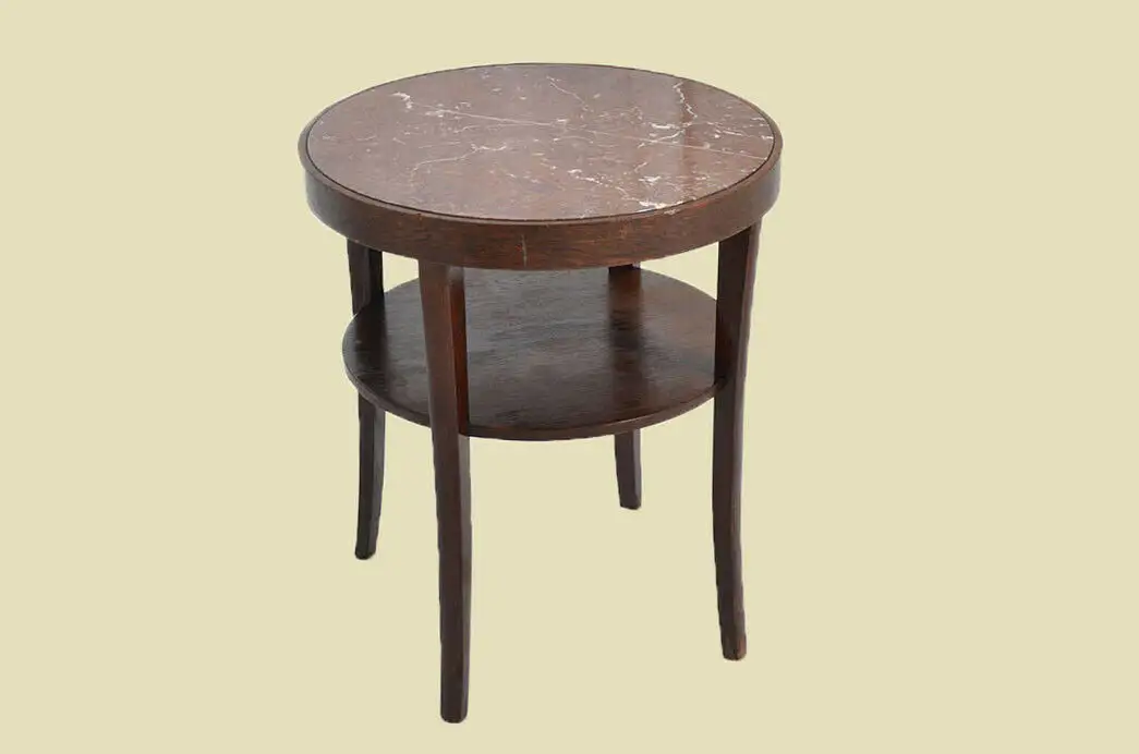 Antiker Art Deco Beistelltisch Rauchtisch Teetisch von 1920 1