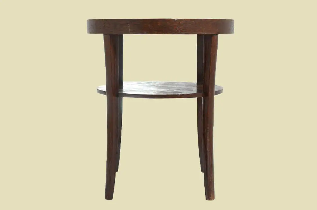 Antiker Art Deco Beistelltisch Rauchtisch Teetisch von 1920 2