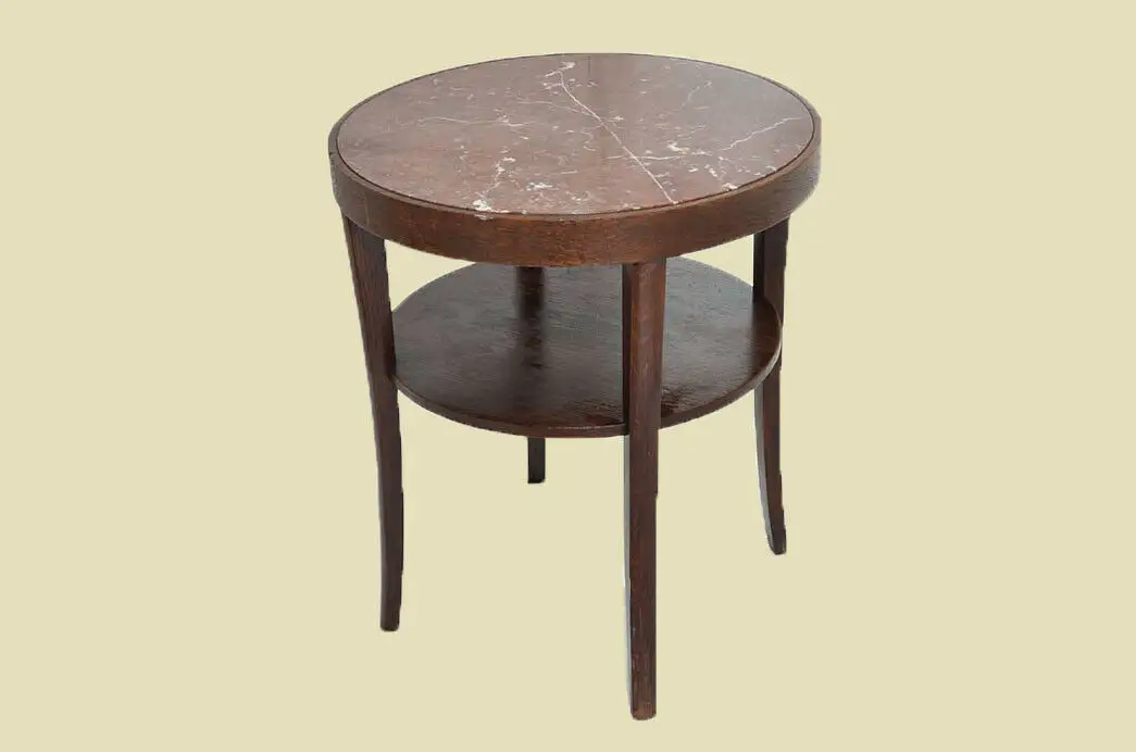 Antiker Art Deco Beistelltisch Rauchtisch Teetisch von 1920 4