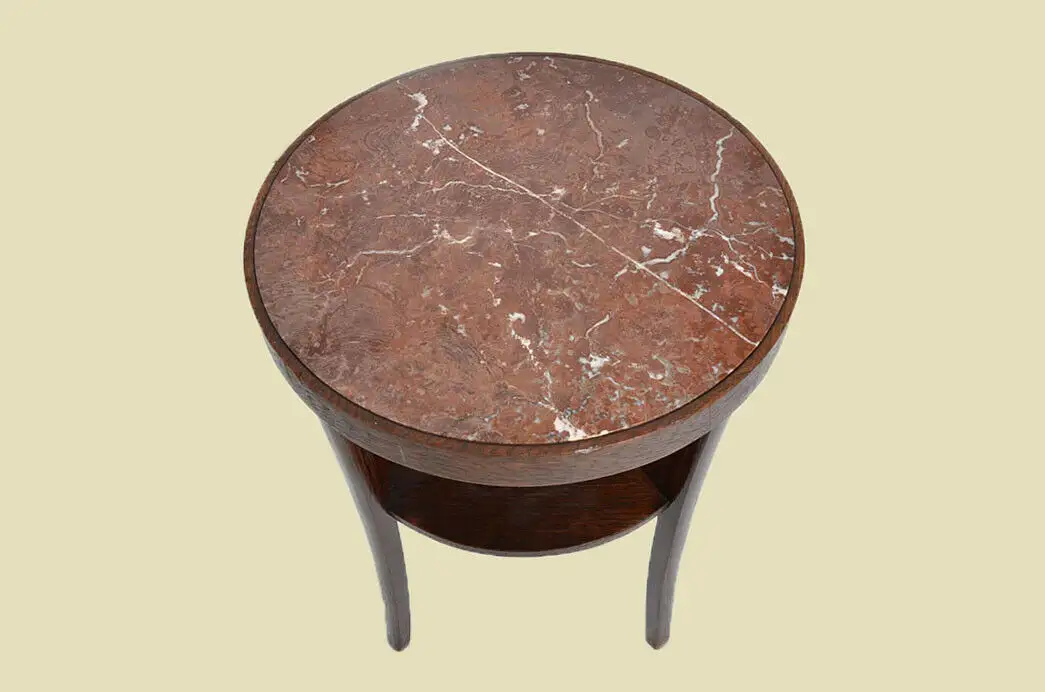 Antiker Art Deco Beistelltisch Rauchtisch Teetisch von 1920 5