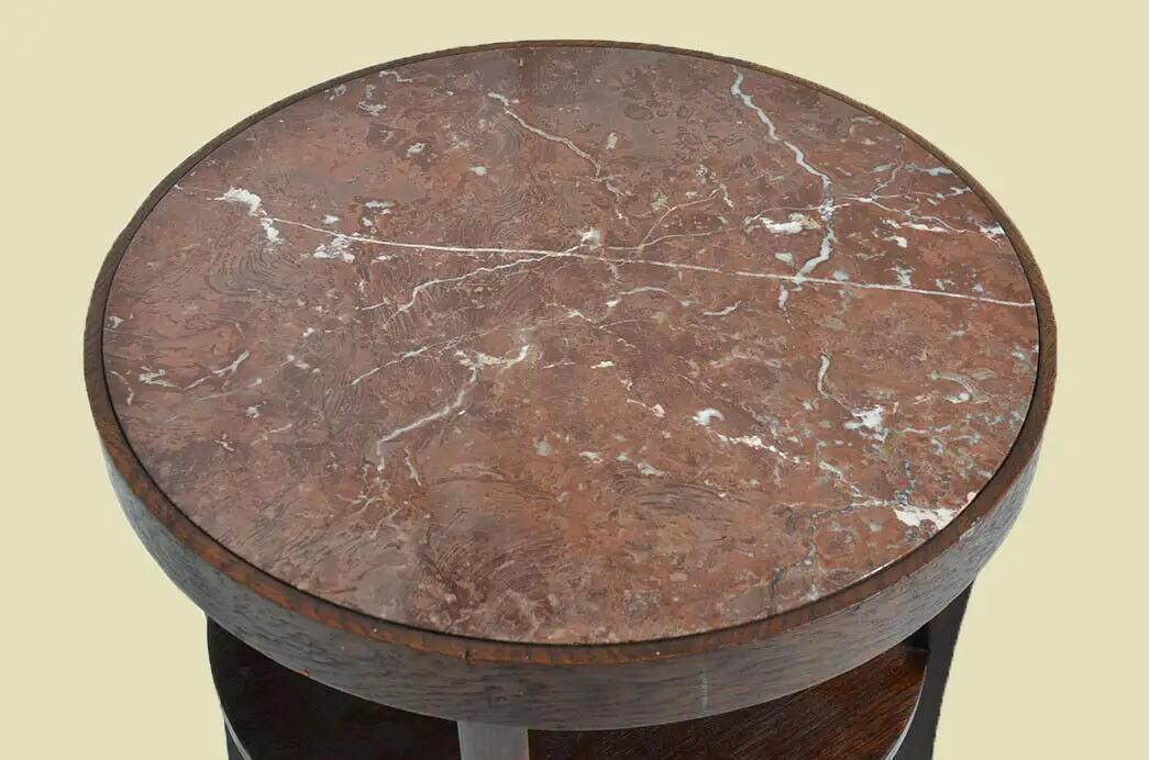 Antiker Art Deco Beistelltisch Rauchtisch Teetisch von 1920 9