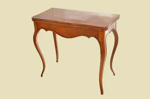 Antik Louis Philippe Kirschholz Beistelltisch Spieltisch Tisch von 1860