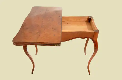 Antik Louis Philippe Kirschholz Beistelltisch Spieltisch Tisch von 1860