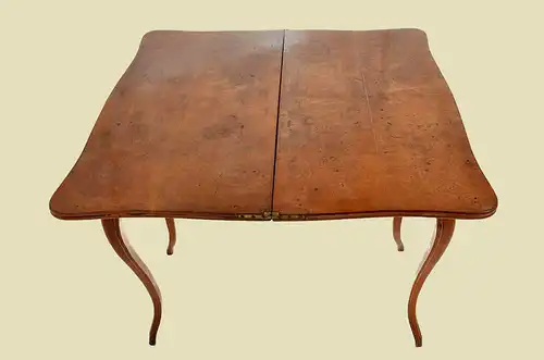 Antik Louis Philippe Kirschholz Beistelltisch Spieltisch Tisch von 1860