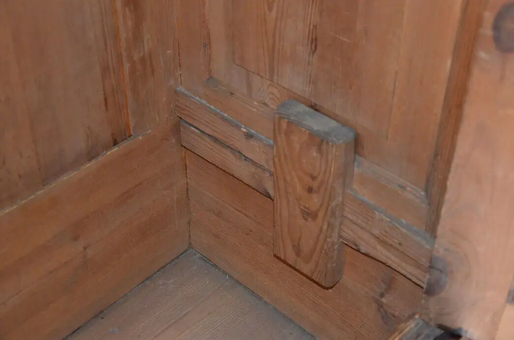Antik Mahagoni Kleiderschrank Schrank von 1860 -zerlegbar 7