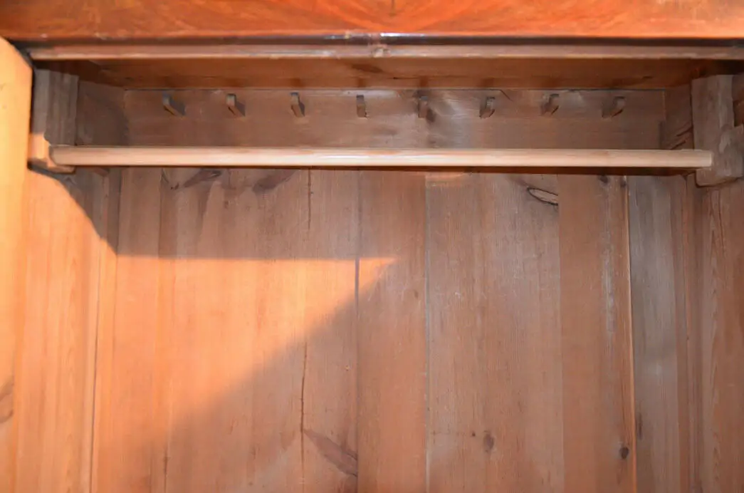 Antik Mahagoni Kleiderschrank Schrank von 1860 -zerlegbar 8