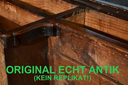 ECHT Antik Englisch Empire Mahagoni Sekretär Diplomaten Schreibtisch von 1890