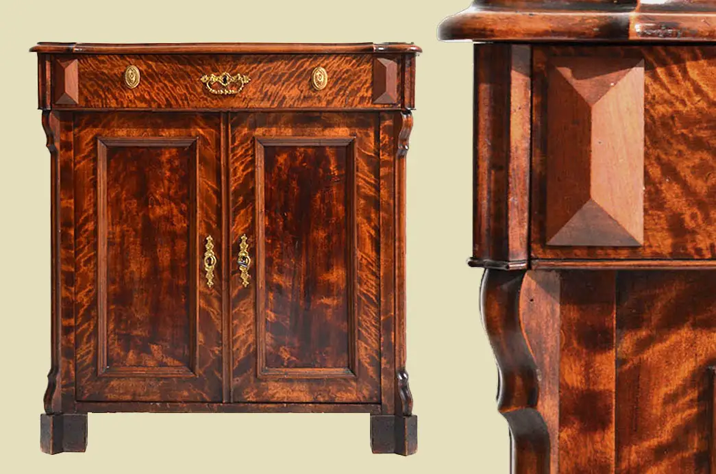 Antik Louis Philippe Gründerzeit Kommode Halbschrank von 1870 0