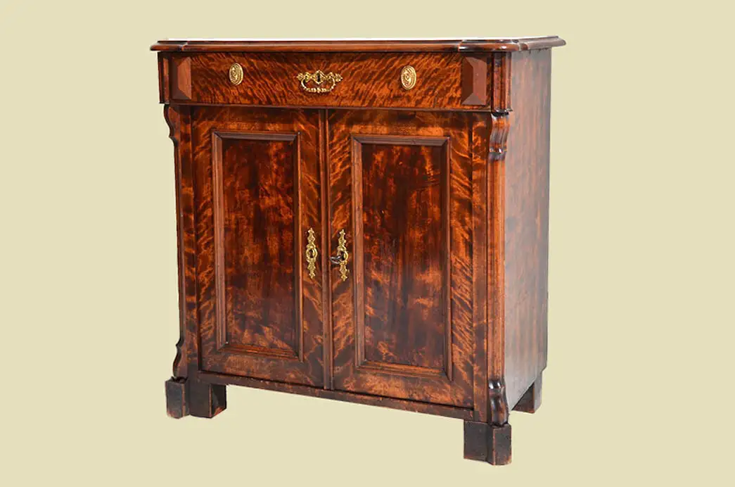Antik Louis Philippe Gründerzeit Kommode Halbschrank von 1870 2