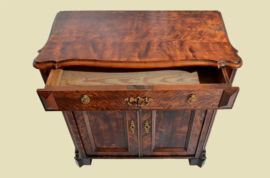 Antik Louis Philippe Gründerzeit Kommode Halbschrank von 1870 3