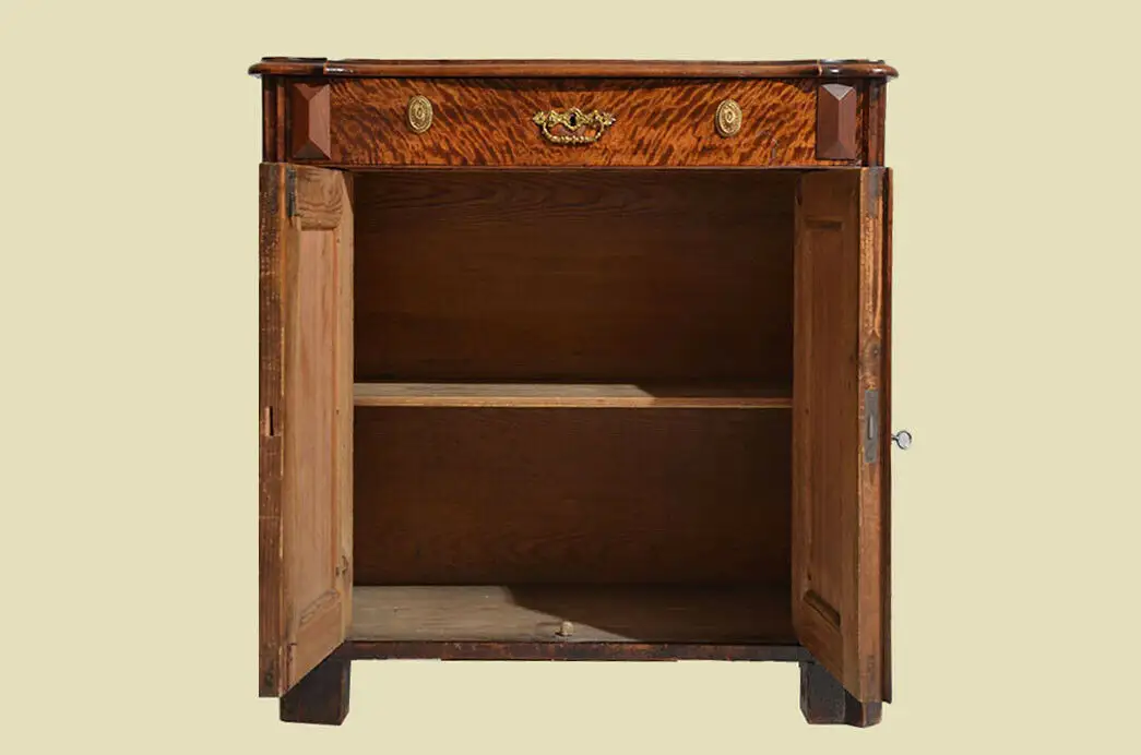 Antik Louis Philippe Gründerzeit Kommode Halbschrank von 1870 5