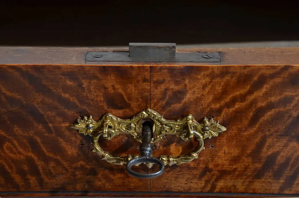 Antik Louis Philippe Gründerzeit Kommode Halbschrank von 1870 9