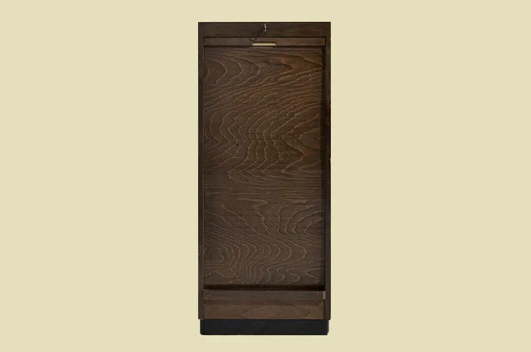 Antik Art Deco Jugendstil Rolladenschrank Klavier Notenschrank von 1920 2