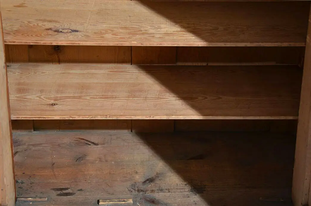 Antikes Gründerzeit Schrank Kommode Säulen Vertiko von 1880 5