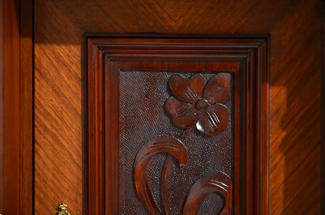 Antik Gründerzeit Jugendstil Buffet Anrichte Aufsatz Regal von 1900 10