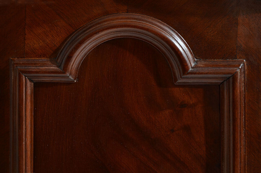 Antik Louis Philippe Mahagoni Schrank Kommode Vertiko von 1870 11