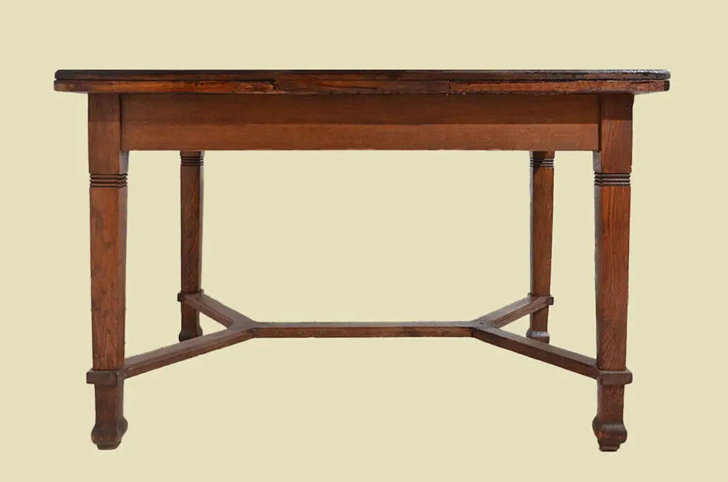 Antiker Jugendstil Ausziehtisch Esstisch Tisch von 1920 1