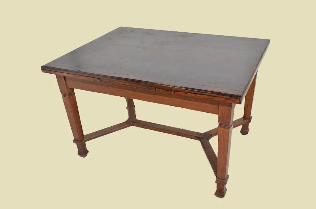Antiker Jugendstil Ausziehtisch Esstisch Tisch von 1920 3