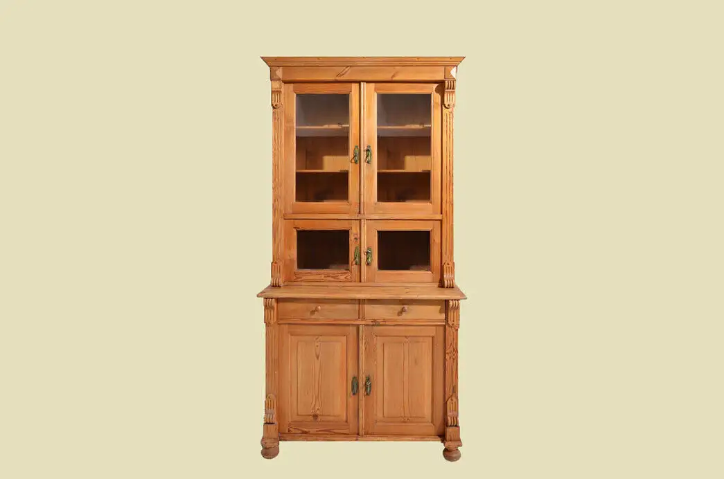Antik Jugendstil Küchenbuffet Vitrine Buffet Schrank von 1920 1