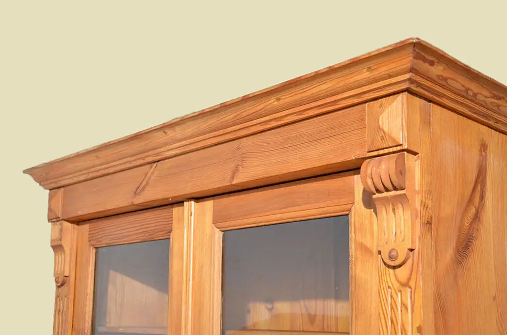 Antik Jugendstil Küchenbuffet Vitrine Buffet Schrank von 1920 7