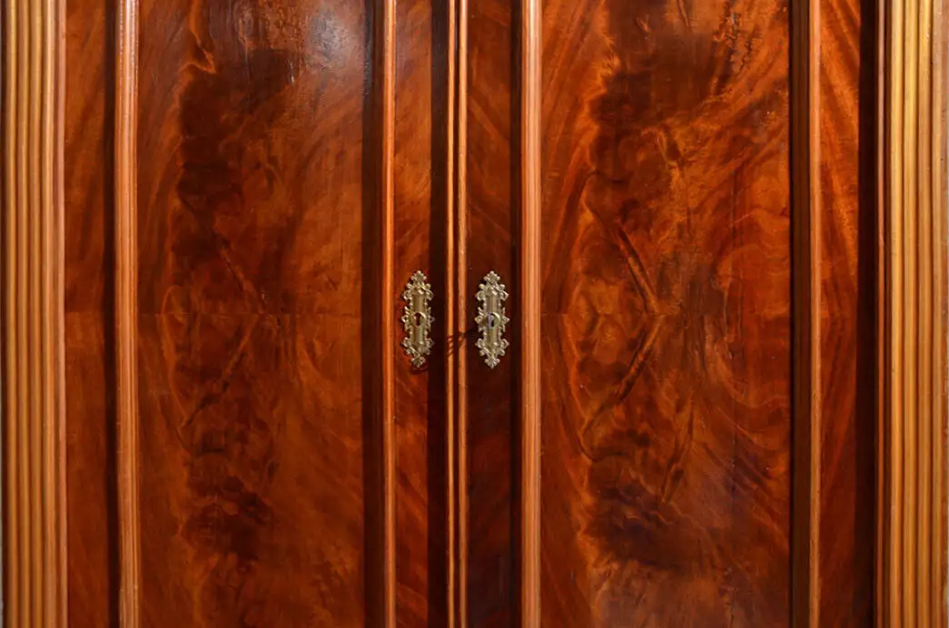 Kleiderschrank ANTIK Gründerzeit Mahagoni Schrank ORIGINAL von 1880 11