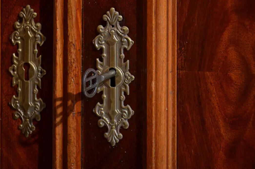 Kleiderschrank ANTIK Gründerzeit Mahagoni Schrank ORIGINAL von 1880 13