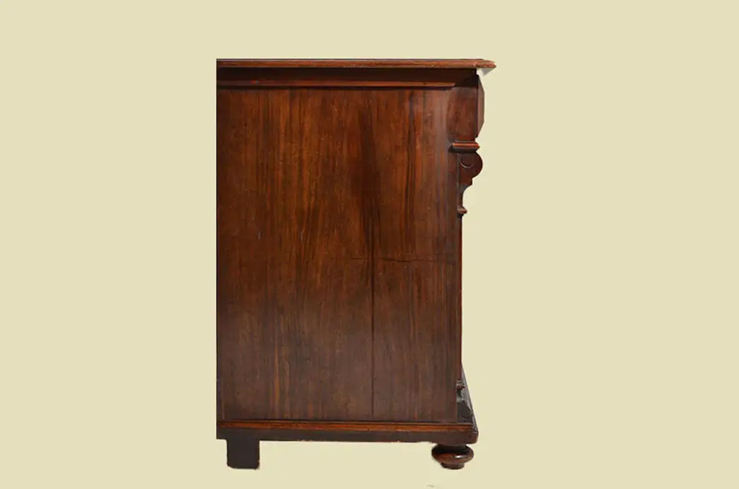 Große Kommode ANTIK Sideboard Gründerzeit Nußbaum ORIGINAL von 1880 14