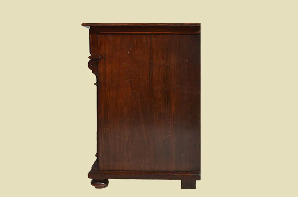Große Kommode ANTIK Sideboard Gründerzeit Nußbaum ORIGINAL von 1880 16