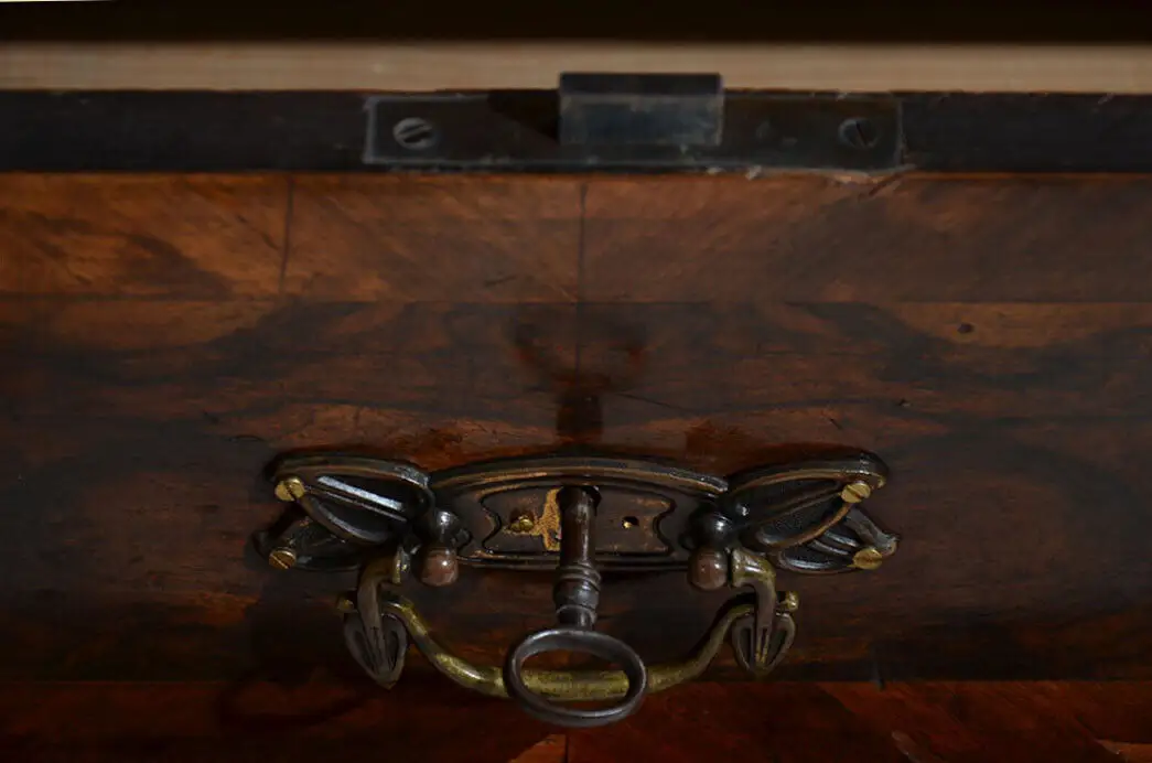 Große Kommode ANTIK Sideboard Gründerzeit Nußbaum ORIGINAL von 1880 7