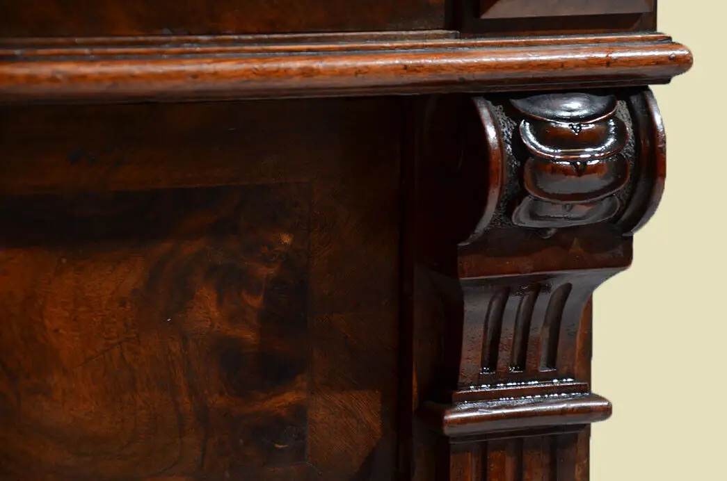 Große Kommode ANTIK Sideboard Gründerzeit Nußbaum ORIGINAL von 1880 9