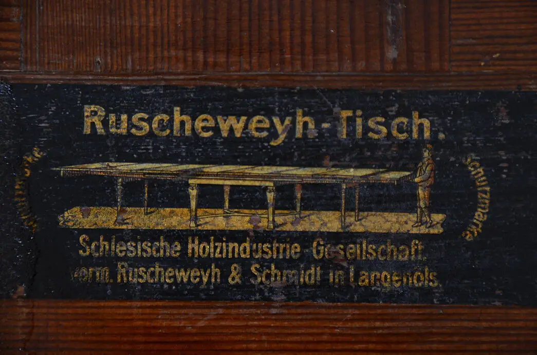Großer Tisch ANTIK Kulissentisch 142–532cm Esstisch ORIGINALvon1880 17