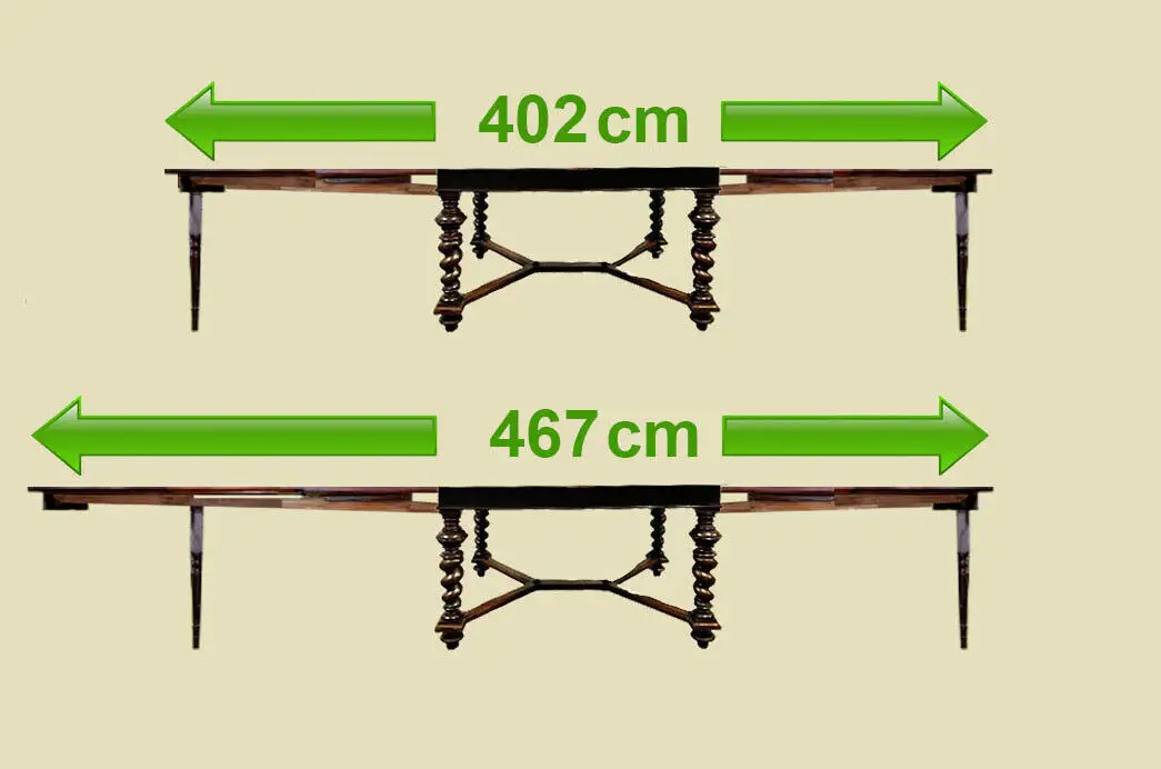 Großer Tisch ANTIK Kulissentisch 142532cm Esstisch ORIGINALvon1880 3