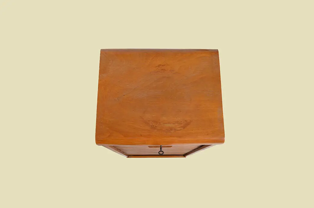 Notenschrank ANTIK Art Deco Jugendstil Rolladenschrank ORIGINALvon1920 5