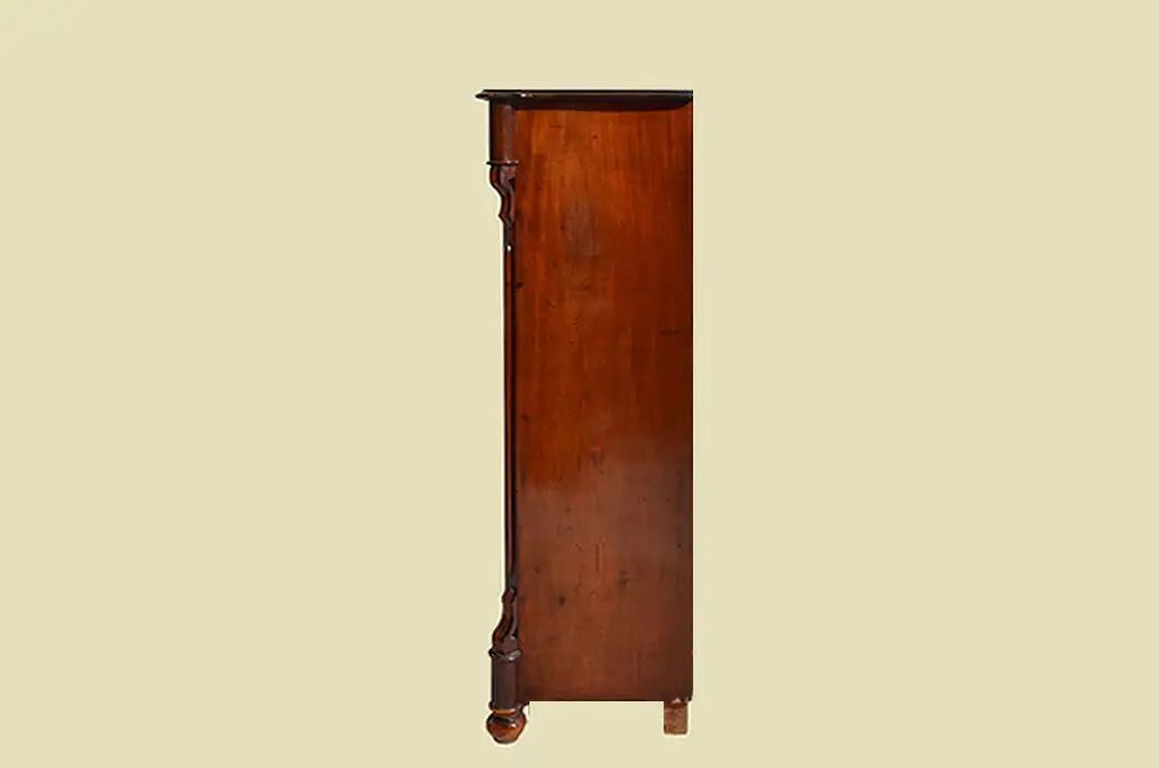 Vertiko ANTIK Louis Philippe Mahagoni Schrank Kommode ORIGINALvon1870 17