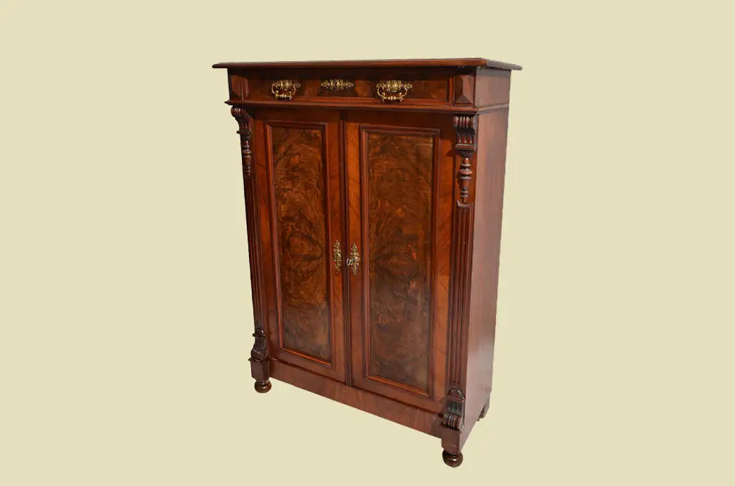 Vertiko ANTIK Gründerzeit Nußbaum Kommode Schrank ORIGINALvon1880 1