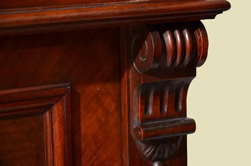 Vertiko ANTIK Gründerzeit Nußbaum Kommode Schrank ORIGINALvon1880 11